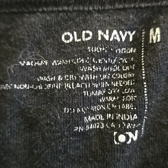 Y2k Medium Black V-Neck Buttoned Womens Top Old Navy - Picture 7 of 13